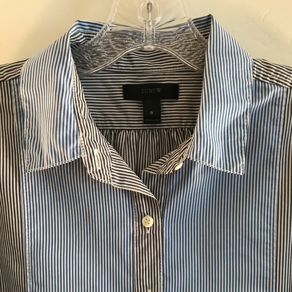 J. Crew Tops - JCrew Bib Front Popover